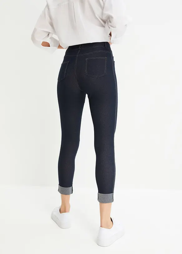 Leggings in Jeansoptik in blau von hinten - bonprix Leggings in Jeansoptik in blau von hinten - bonprix
