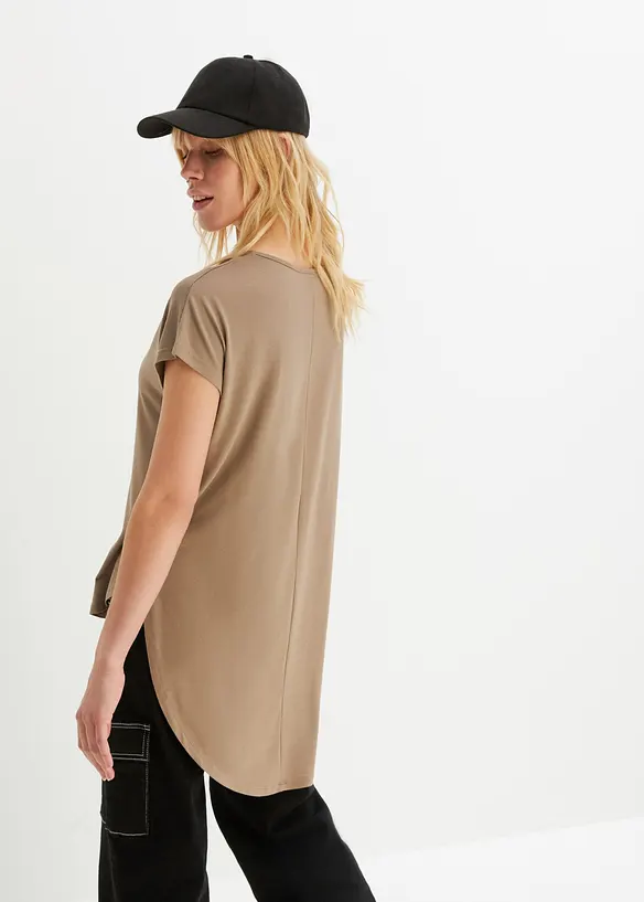 T-Shirt in grün von hinten (im Anschnitt) - bonprix