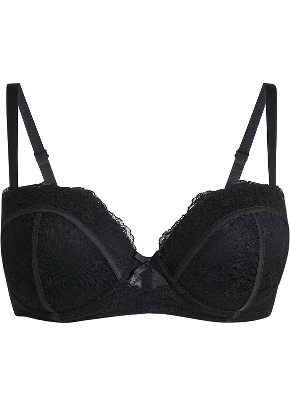 Mit Toller Spitze - Schwarz, Cup B - Damen | Bonprix