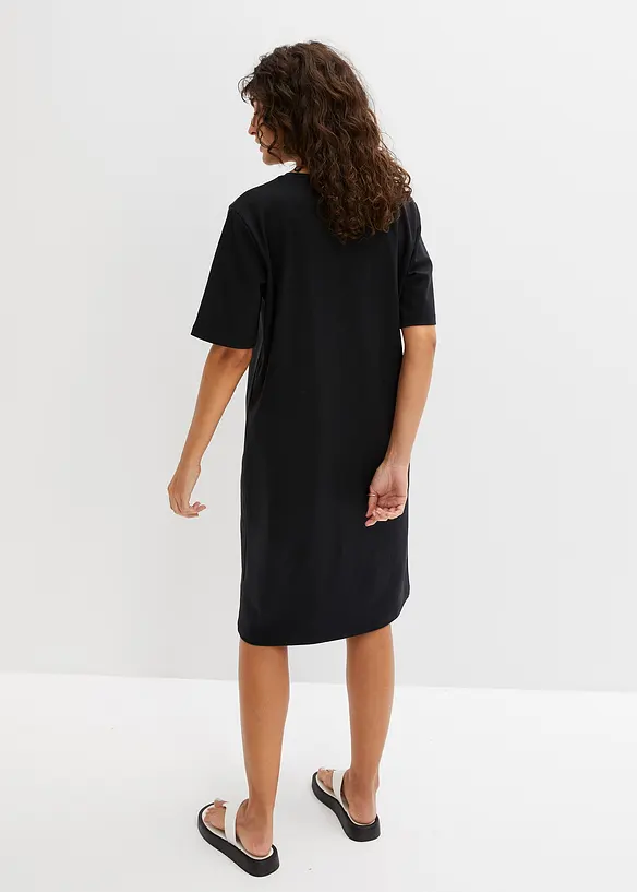 Shirtkleid (2er-Pack) in grün von hinten (Totalaufnahme) - bonprix