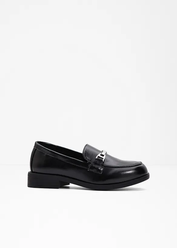 Loafer in schwarz von vorne - bonprix