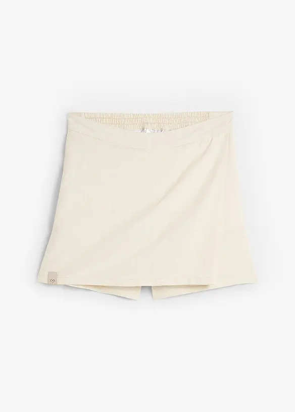 Hosenrock aus luftigem Leinen-Mix in beige von vorne - bonprix Hosenrock aus luftigem Leinen-Mix in beige von vorne - bonprix