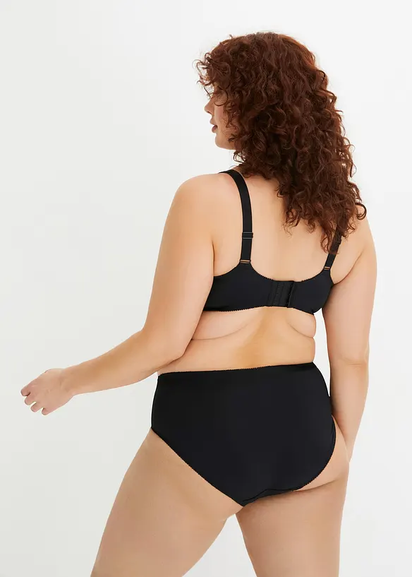 Formslip (2er-Pack) in schwarz von hinten (Totalaufnahme) - bonprix