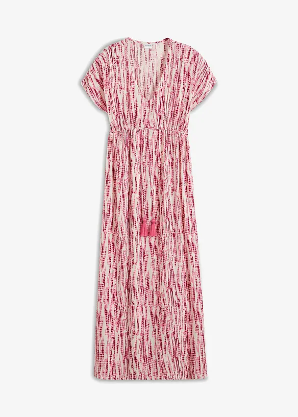 Maxikleid aus fließender Viskose in lila von vorne - bonprix Maxikleid aus fließender Viskose in lila von vorne - bonprix