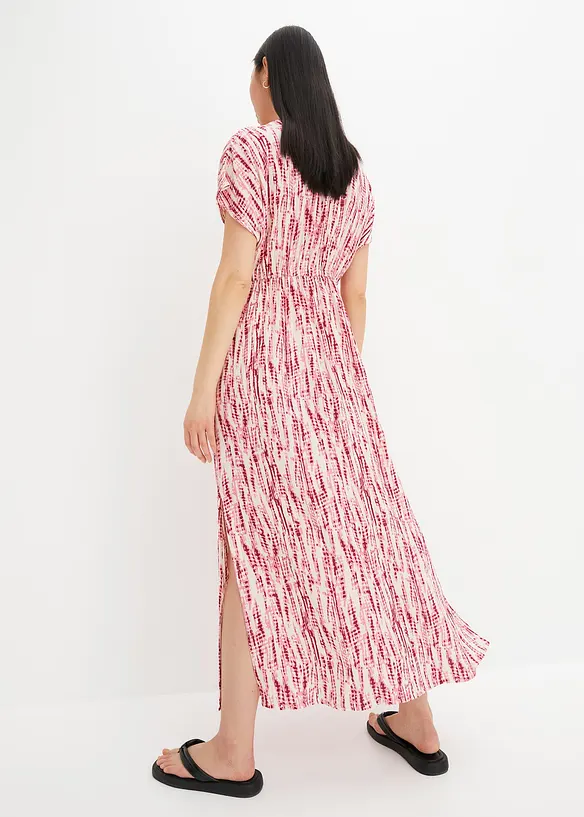 Maxikleid aus fließender Viskose in lila von hinten (Totalaufnahme) - bonprix Maxikleid aus fließender Viskose in lila von hinten (Totalaufnahme) - bonprix
