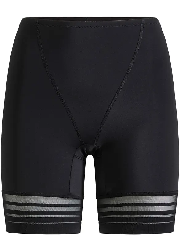 Shape-Radlerhose mit mittlerer Formkraft in schwarz von vorne - bonprix