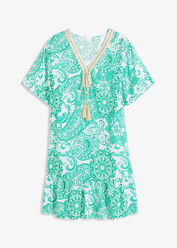 Minikleid in grün von vorne - bonprix
