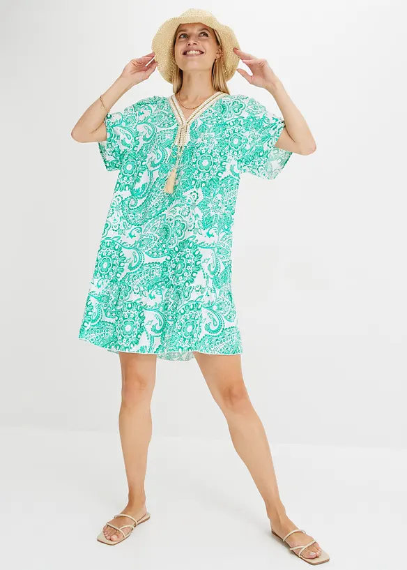 Minikleid in grün (Totalaufnahme) - bonprix