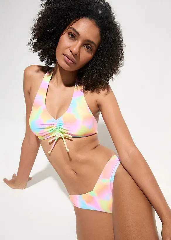 Neckholder-Bikini (2-tlg.Set) in gelb von vorne (Totalaufnahme) - bonprix Neckholder-Bikini (2-tlg.Set) in gelb von vorne (Totalaufnahme) - bonprix