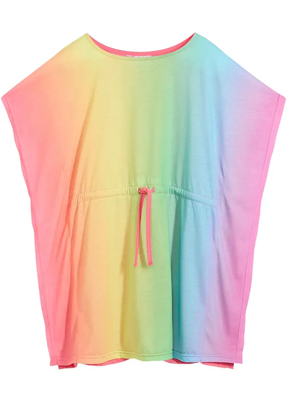 Oversize Tunika-Kleid in pink von vorne - bonprix