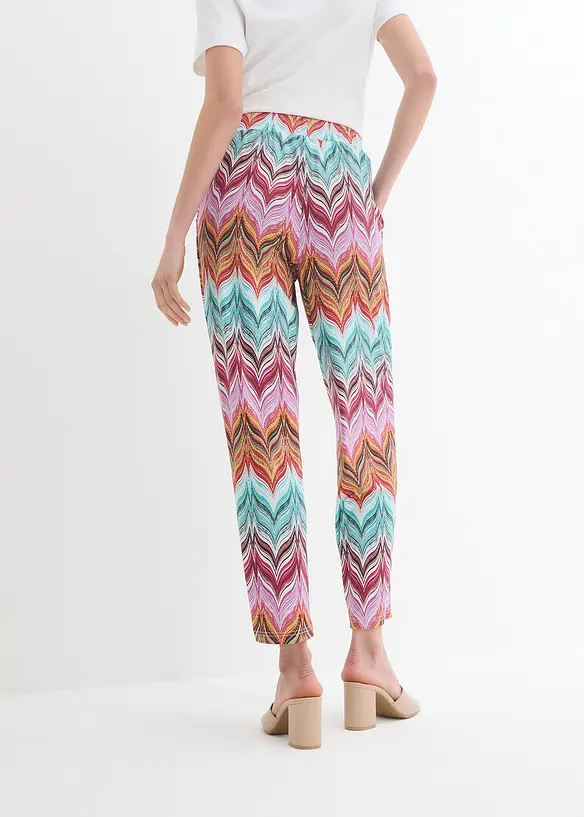 Jersey-Hose in bunt von hinten - bonprix