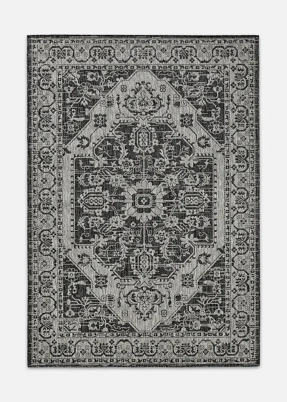 In- und Outdoor Teppich mit orientalischem Motiv in grau - bpc living bonprix collection