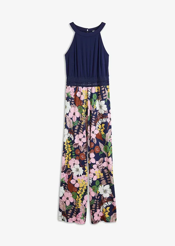 Jumpsuit mit Cut-Outs und weitem Bein main image 1