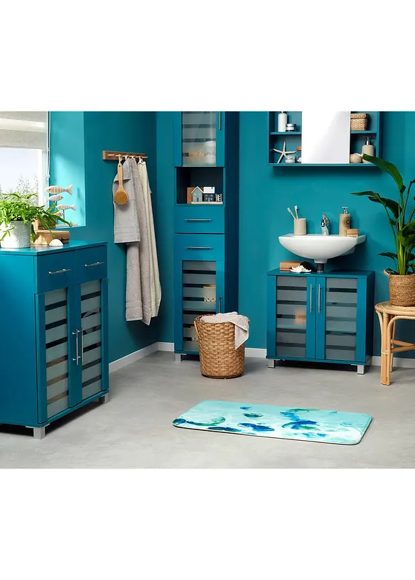 Badezimmer Hochschrank in petrol (Ambiente) - bonprix