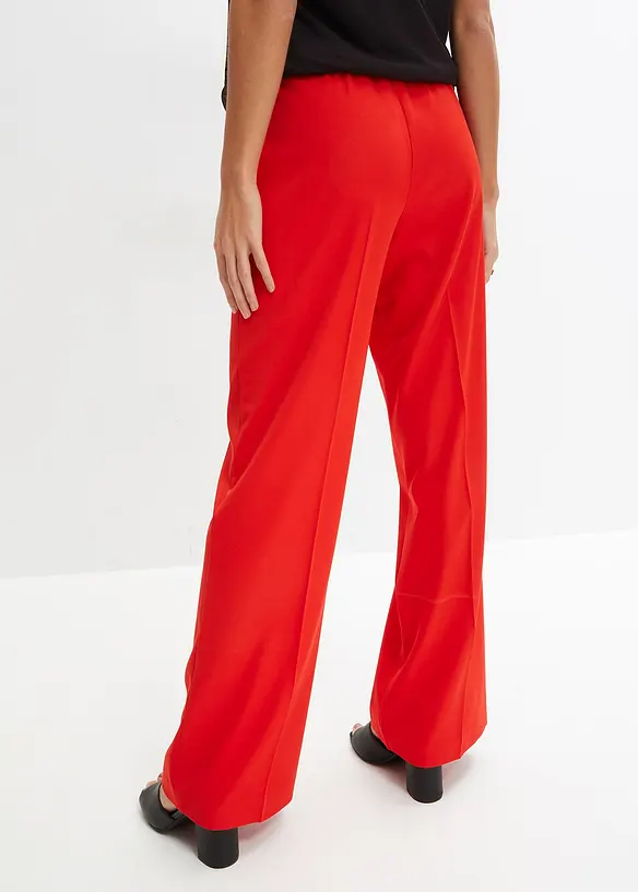 Marlenehose in Loose Fit in rot von hinten - bonprix Marlenehose in Loose Fit in rot von hinten - bonprix