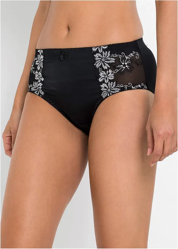 Formslip (2er-Pack) in schwarz von vorne - bonprix
