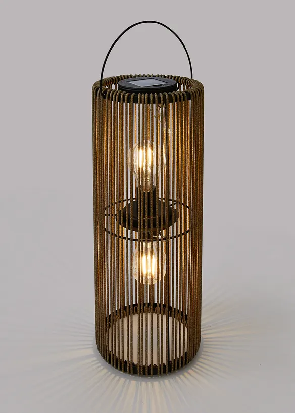 Solar Dekoleuchte in braun - bonprix