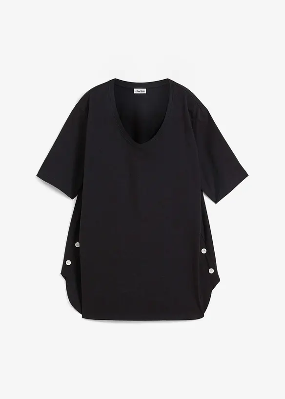 T-Shirt mit Knopfdetail main image 1