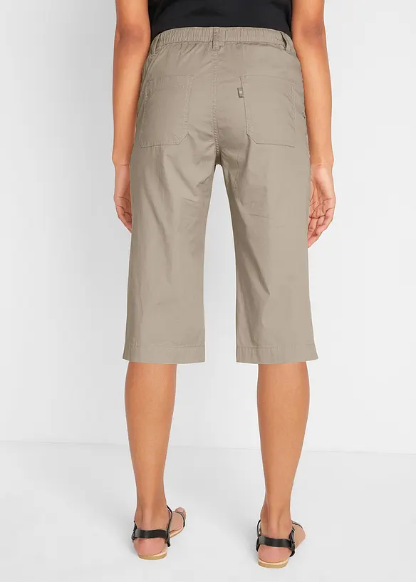 Long-Bermuda aus Baumwoll-Mix in beige von hinten - bonprix Long-Bermuda aus Baumwoll-Mix in beige von hinten - bonprix