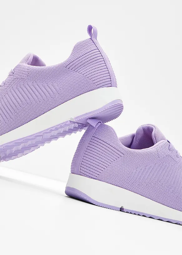 Sneaker aus Soft-Material in lila (Detailaufnahme) - bonprix