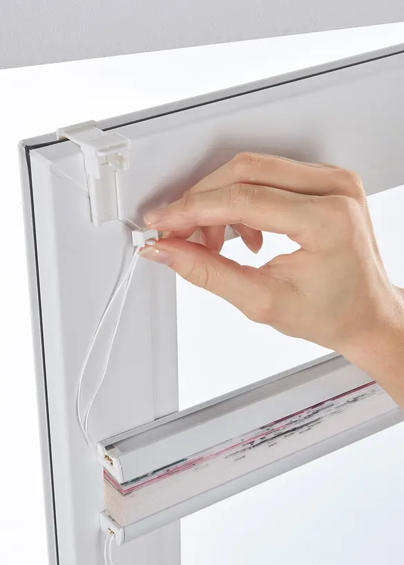 Plissee mit Blumendruck in bunt - bonprix