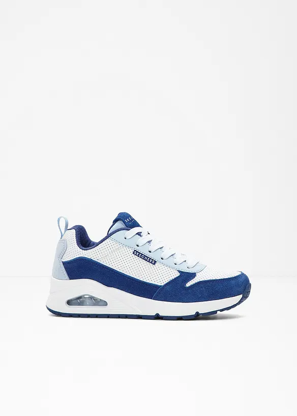 Skechers Sneaker mit Memory Foam in weiß von vorne - Skechers
