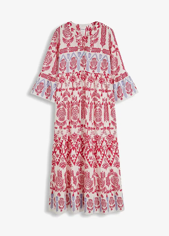 Maxikleid in weiß von vorne - bonprix