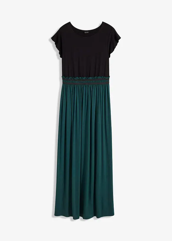 Jerseykleid aus softem Viskose-Mix in schwarz von vorne - bonprix Jerseykleid aus softem Viskose-Mix in schwarz von vorne - bonprix