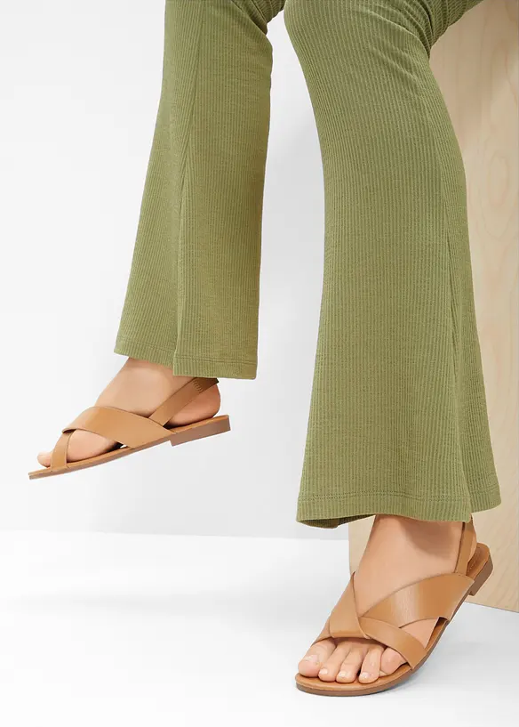 Sandalen in braun - bonprix