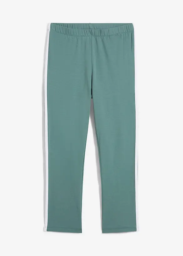 ¾ Sport-Leggings in grün von vorne - bonprix ¾ Sport-Leggings in grün von vorne - bonprix