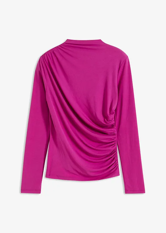 Shirt in lila von vorne - bonprix