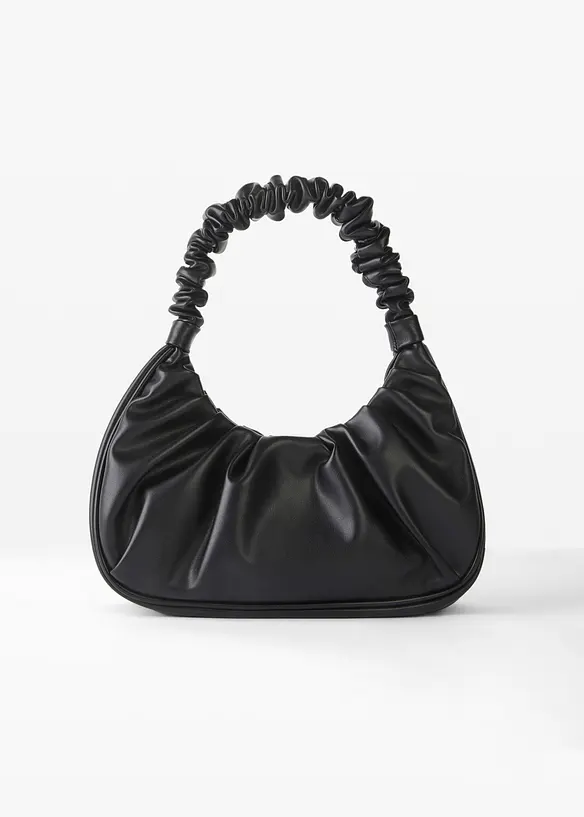 Handtasche in schwarz von vorne - bonprix