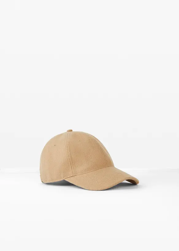 Cap in beige von vorne - bonprix