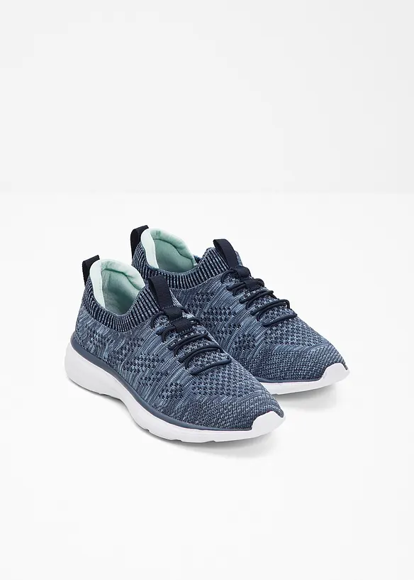 Komfort-Slip-On-Sneaker aus Soft-Material in blau - bonprix Komfort-Slip-On-Sneaker aus Soft-Material in blau - bonprix