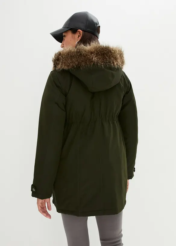 3-in-1 Funktions-Umstandsjacke und Tragejacke in grün von hinten (im Anschnitt) - bonprix 3-in-1 Funktions-Umstandsjacke und Tragejacke in grün von hinten (im Anschnitt) - bonprix