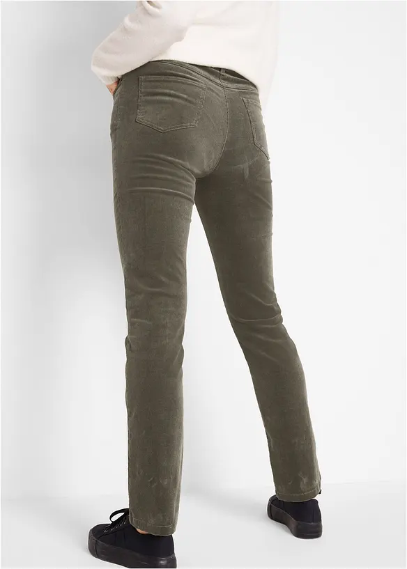 Cordhose aus Baumwoll-Mix in grün von hinten - bonprix Cordhose aus Baumwoll-Mix in grün von hinten - bonprix