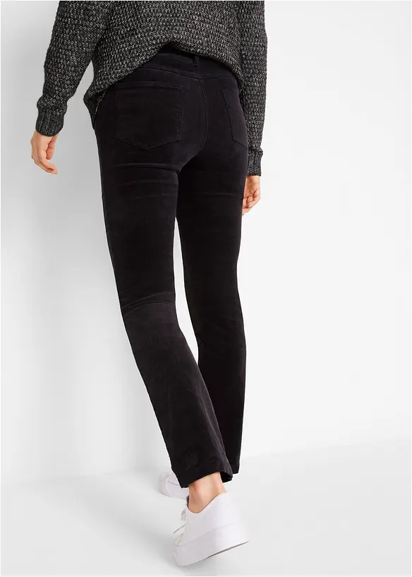 Cordhose aus Baumwoll-Mix in schwarz von hinten - bonprix Cordhose aus Baumwoll-Mix in schwarz von hinten - bonprix