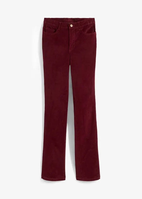 Cord-Schlaghose aus Baumwoll-Mix in rot von vorne - bonprix Cord-Schlaghose aus Baumwoll-Mix in rot von vorne - bonprix