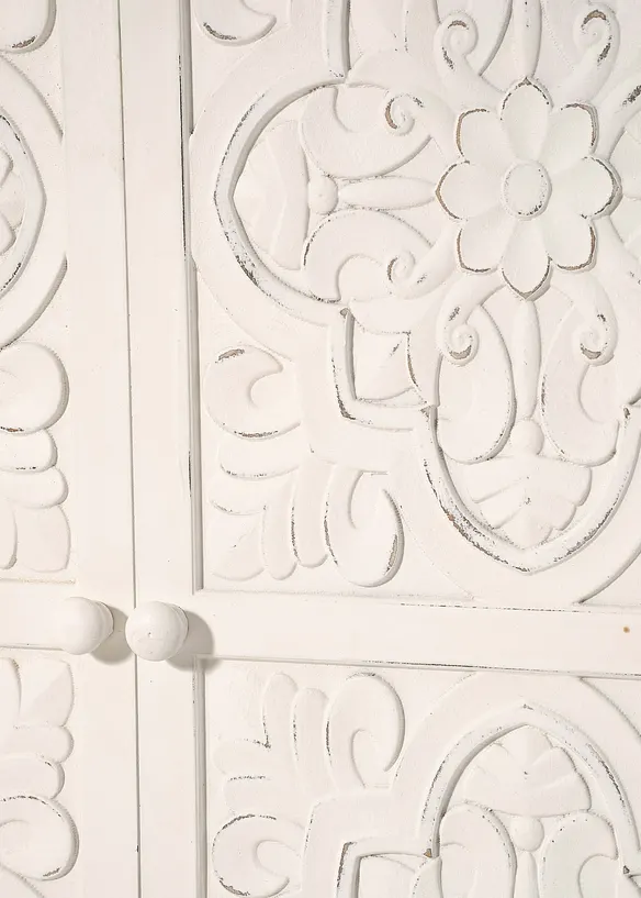 Schrank mit Ornamenten in weiß (Detailaufnahme) - bonprix