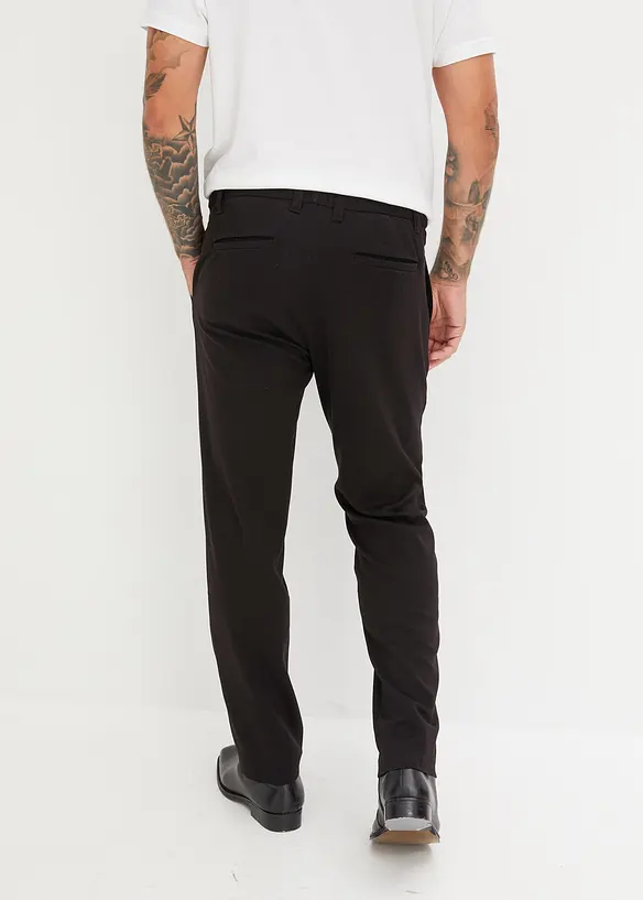 Regular Fit Hose, Straight in schwarz von hinten - bonprix