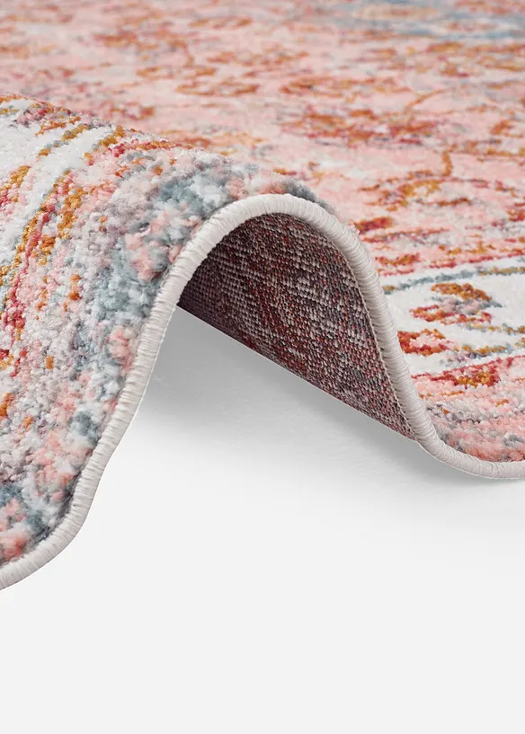 Teppich mit Vintage Design in rosa (Detailaufnahme) - bonprix