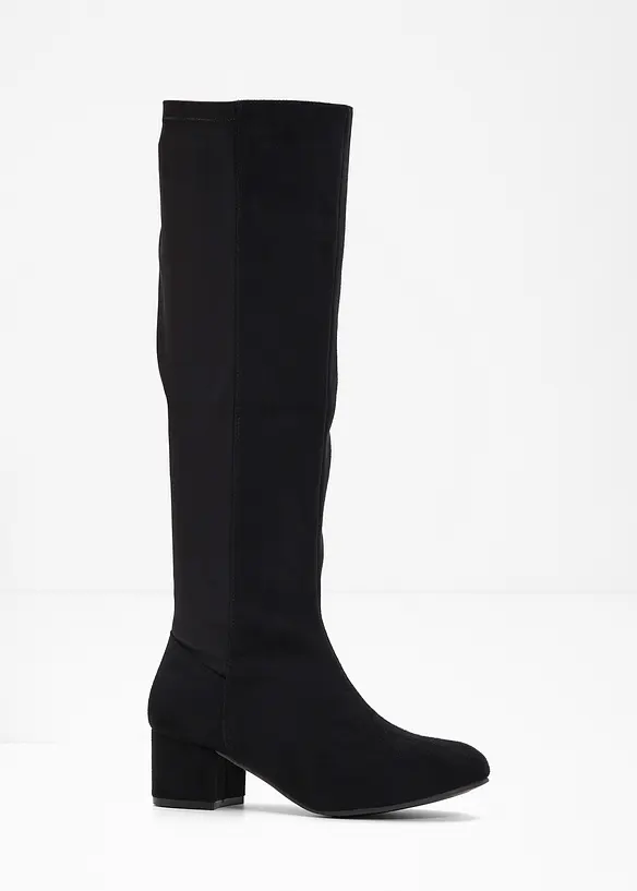 Stretchstiefel in schwarz - bonprix