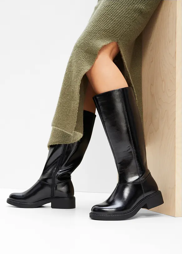 Stiefel in schwarz - bonprix