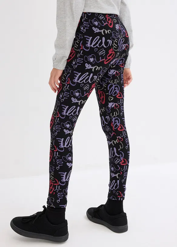Thermo-Leggings in schwarz von hinten - bonprix