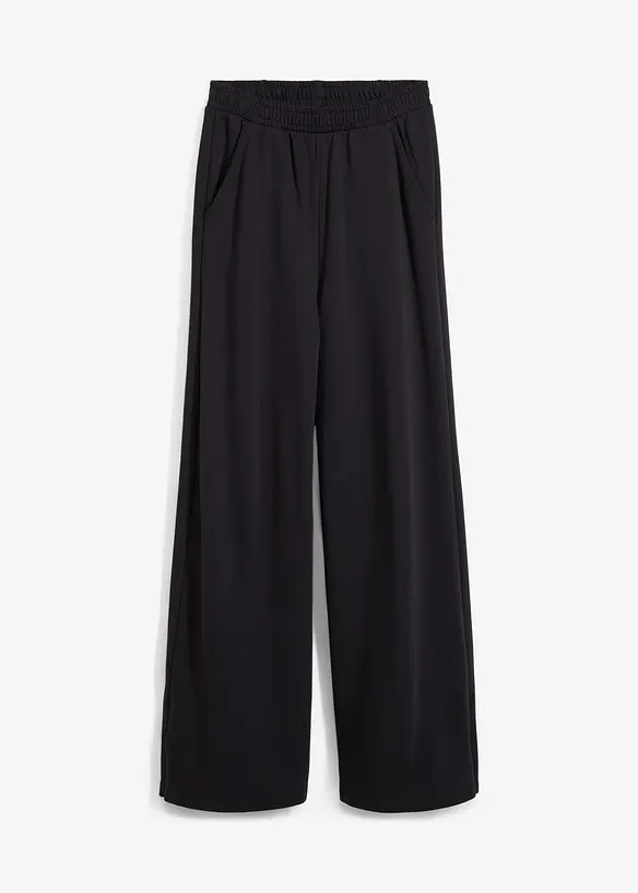 Sweathose aus Baumwoll-Mix in schwarz von vorne - bonprix Sweathose aus Baumwoll-Mix in schwarz von vorne - bonprix