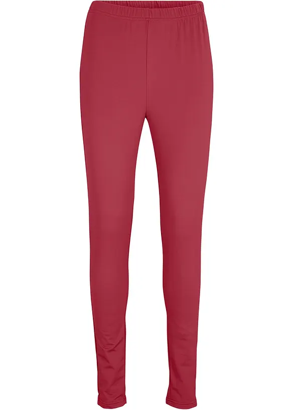 Thermo-Leggings in rot von vorne - bonprix