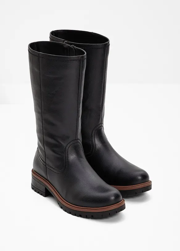 Stiefel in schwarz - bonprix Stiefel in schwarz - bonprix
