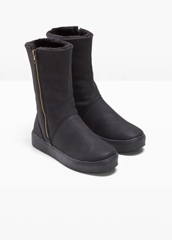 Winter Stiefel in schwarz - bonprix