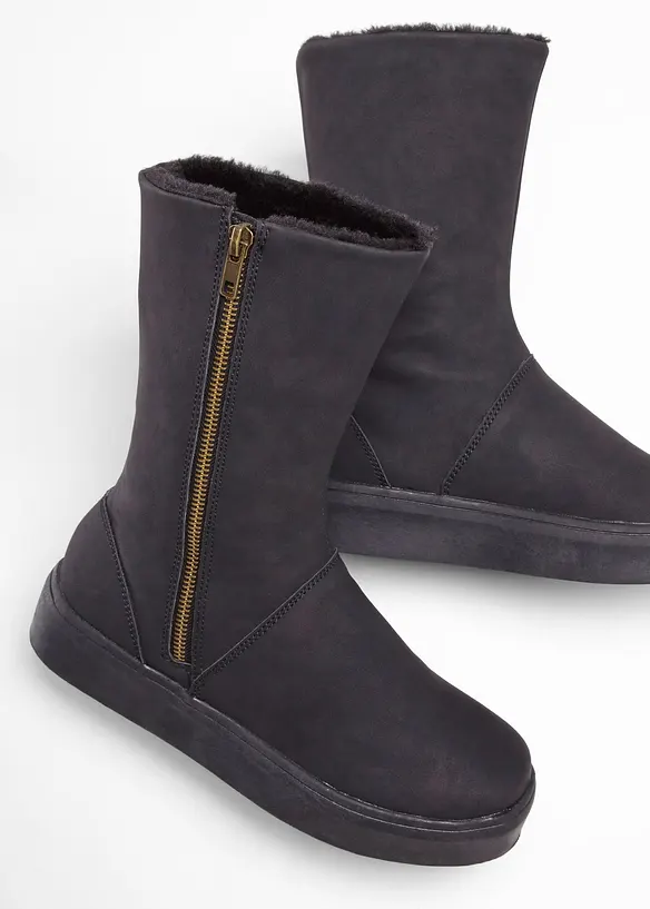 Winter Stiefel in schwarz (Detailaufnahme) - bonprix