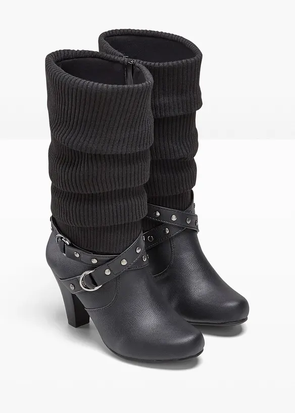 Stiefel in schwarz - bonprix